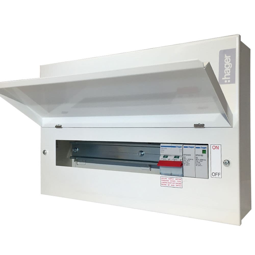 Hager consumer unit