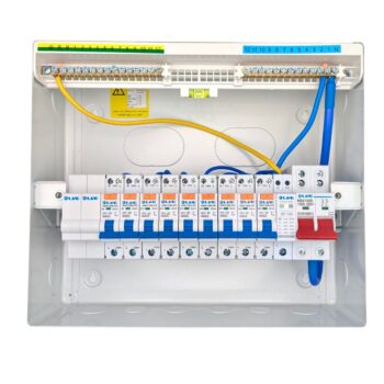 Live Electrical 11 Way SPD Metal Consumer Unit Kit c/w 9 RCBOs