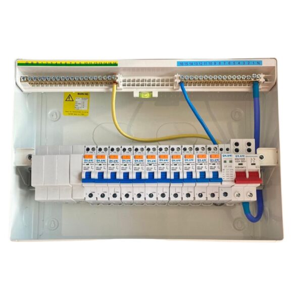 Live Electrical 15 Way SPD Metal Consumer Unit Kit c/w 11 RCBOs