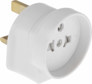 RS PRO 13A Europe to UK Travel Adapter
