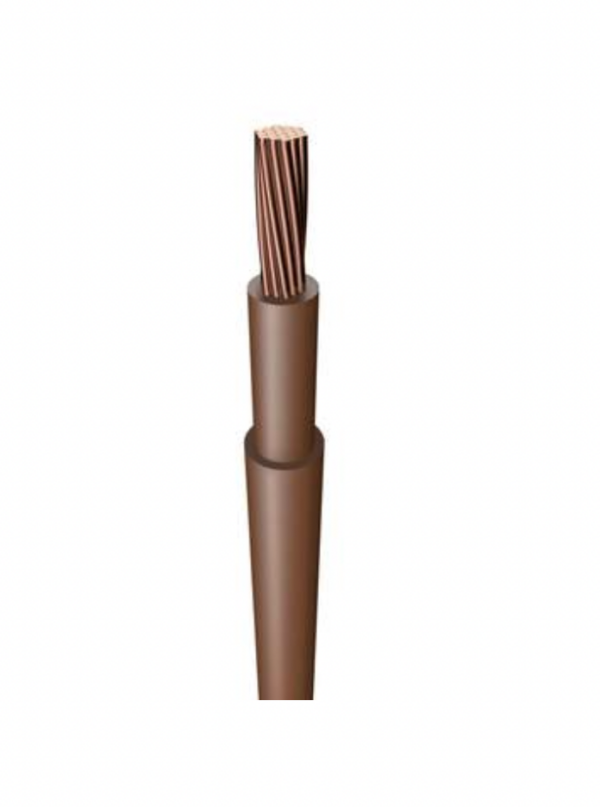 16mm 6181Y Brown Flexible Meter Tail - per meter