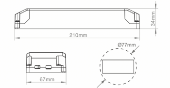 ALL LED ADRCV24100TD ALL LED ADRCV24100TD 24V 100W Dimmable LED Constant Voltage Driver 2