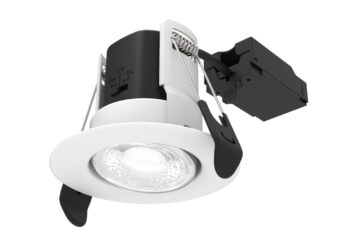 ALL LED AFD05/A/WH/CCT ALL LED Atom Polar White Adjustable 5W IP65 CCT Selectable Dimmable LED Fire Rated Downlight 1