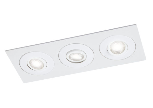 ALL LED AFD75/M/03 All LED AFD75/M/03 - Trio Polar White Multiple Plate for iCan75