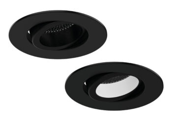 ALL LED AFDP75BZ/A/BLK ALL LED AFDP75BZ/A/BLK - Carbon Black Adjustable iCan75 Platinum Customisable Anti-Glare Twist & Lock Bezel