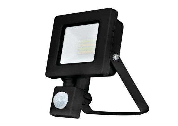 ALL LED AFL010/CCT/PIR/BK ALL LED AFL010/CCT/PIR/BK 10W IP65 LED Floodlight with PIR 1