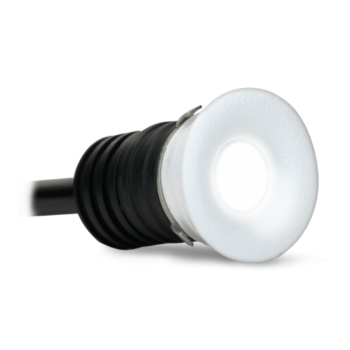 ALL LED AMKR012WH/30 Micro LED Marker Light, IP44-Rated, Warm White 3000K, 1W, Compact Design, Bathroom & Feature Lighting.