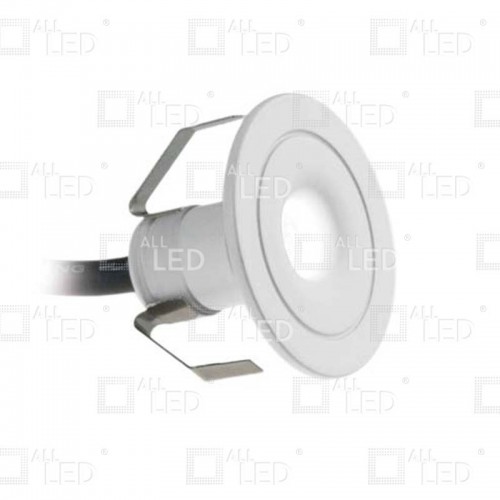 ALL LED AMKR020WH/BL ALL LED Mini IP44 Polar White LED Marker Light - 1W 350mA 4000K Blue