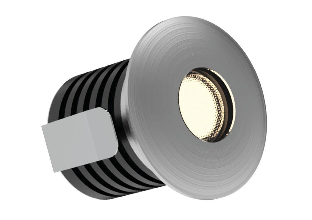 ALL LED AMKR032AL/30 ALL LED Midi 1W LED 350 mA IP65 3000K Matte Brushed Aluminium Marker Light 1