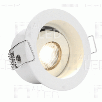 ALL LED AMKR044WH/30 ALL LED Vector IP44 Polar White LED Adjustable Spotlight - 3W 350mA 3000K Warm White