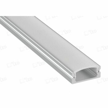 ALL LED APA001/AL ALL LED APA001/AL 2m Shallow Surface Aluminium Profile with Diffuser
