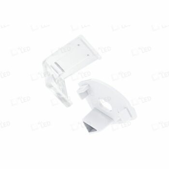 ALL LED APA002/WH/ACC ALL LED Accessories Pack 4 Clear Brackets 4 End Caps for PROFILE2 White (APA002/WH)
