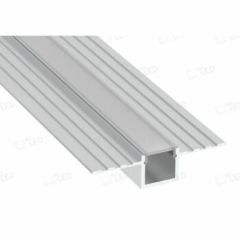 ALL LED APA222AL StealthLine 2m Anodised Aluminium Plaster-In Trimless Aluminium Profile