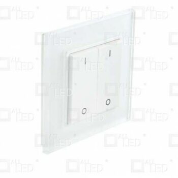 ALL LED ASCRF/2G ALL LED 2 Gang RF LED Strip Dimming Switch Wall Station 1