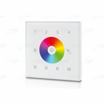 ALL LED ASC/WIFI/WSW/1G ALL LED Colour4+ 4 Zone RGBW Wall Mounted RF Controller for Use with ASC/WIFI/REC