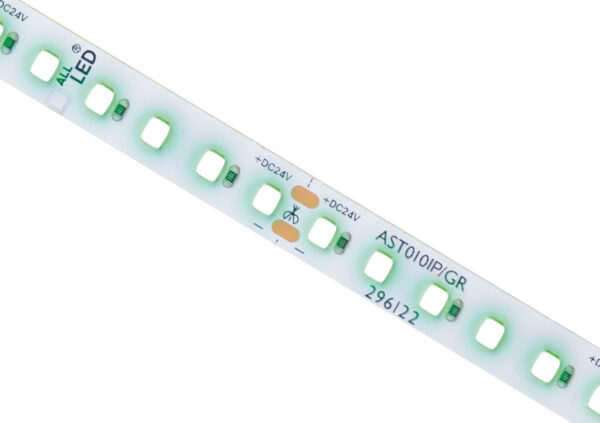 ALL LED AST010IP/GR ALL LED Colour-Pro 10W/m IP65 24V LED Strip - Apple Green - 30 Metres Reel 1