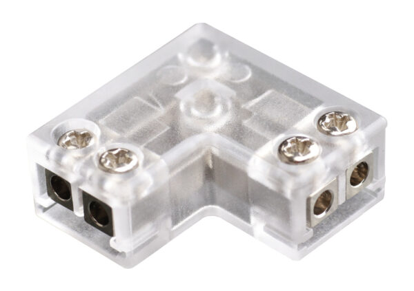 ALL LED ASTC/UNI/L90 ALL LED UniCube 90° 'L' Solderless Universal LED Strip Connector 1