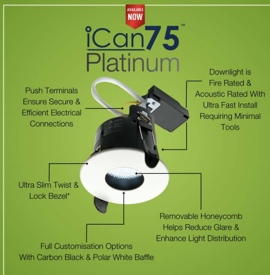ALL LED GU10 Downlights - iCan Range