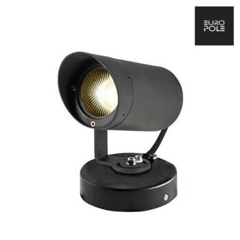 AURORA 38316 Aurora EUROPOLE TUBE 2 IP65 10W 23° Colour Switchable Surface Mounted Spot Light - 2700/3000/4000K - Black