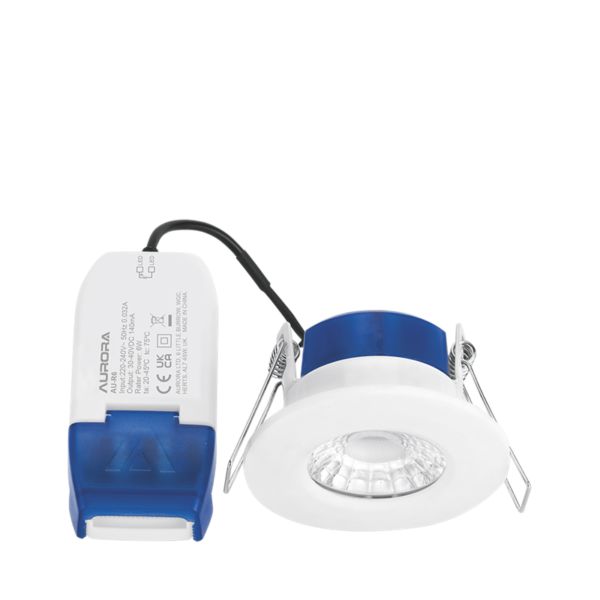 AURORA AU-R6/40 Aurora R6™ Fixed 6W Fire Rated Downlight Cool White 4000K 1