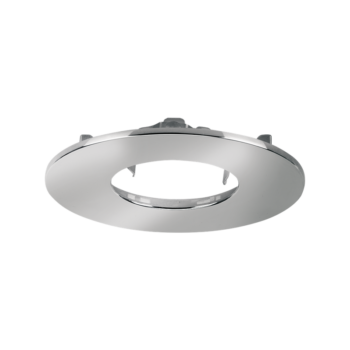 AURORA EN-BZF91PC IP20 Polished Chrome Flat Bezel for Aurora EFD™ PRO Fixed Fire Rated Downlight 1