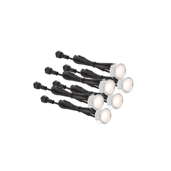 AURORA EN-DK6/30 Aurora M-LITE™ IP67 Deck Light 6 Pack Kit Warm White 3000K