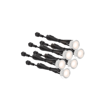 AURORA EN-DK6/40 Aurora M-LITE™ IP67 Deck Light 6 Pack Kit Cool White 4000K