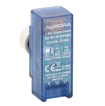 AURORA EN-DSP400X Aurora 1 Gang 2 Way ZERO CROSS Rotary Dimmer Module 60W-400W 2