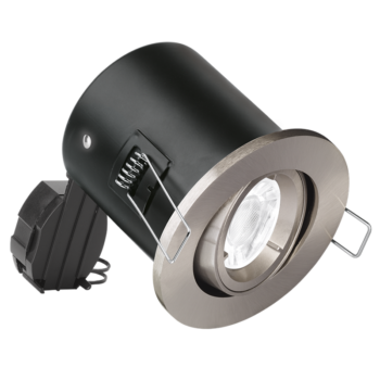 AURORA EN-FD102SN Aurora EFD™ GU10 Adjustable Lock Ring Fire Rated Downlight - Satin Nickel