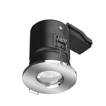 AURORA EN-FD103PC Aurora EFD™ GU10 IP65 Aluminium Fire Rated Downlight – Polished Chrome 1