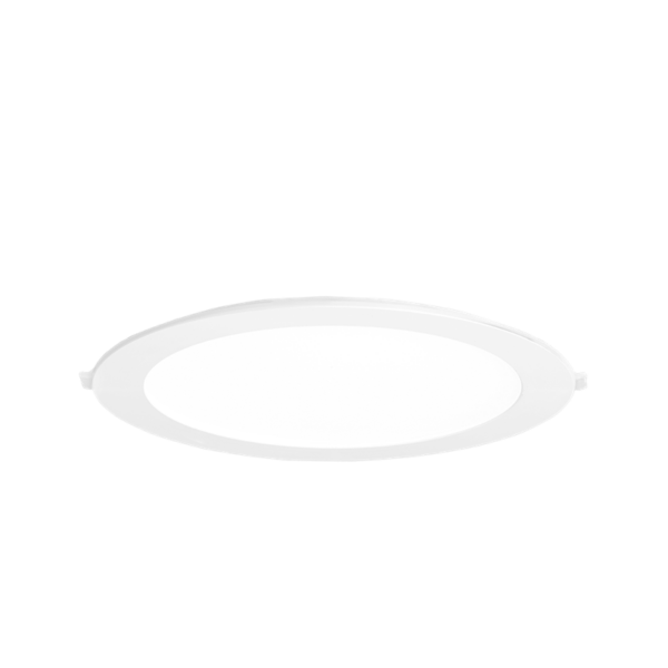 AURORA EN-PLPC18/40 Aurora POLY-SLIM™ 18W Round Polycarbonate Low Profile Downlight 4000K