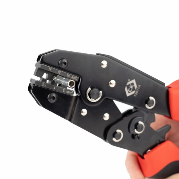 C.K T3671A C.K Ratchet Crimping Plier Solar PV MC3 & MC4 250 mm 2K 5