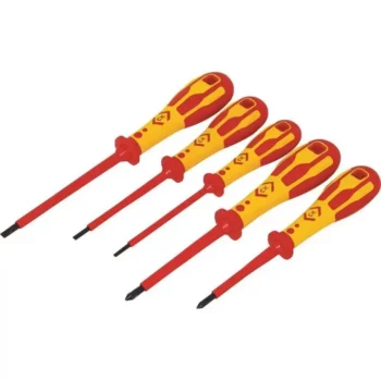 C.K Tools T49183D Dextro VDE Screwdriver SLP/PZD Set - 5 Pieces