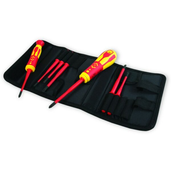 C.K Tools T4925 VDE Screwdriver Interchangeable Slim Blade Set