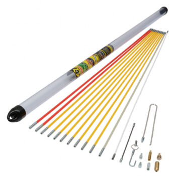 C.K Tools T5422 MightyRod PRO Cable Rod Super Set 12m