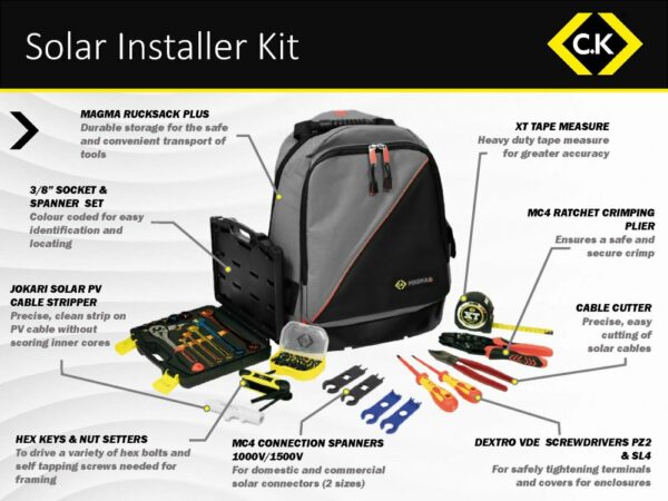 C.K T5988 C.K Solar Installer Tool Kit 4