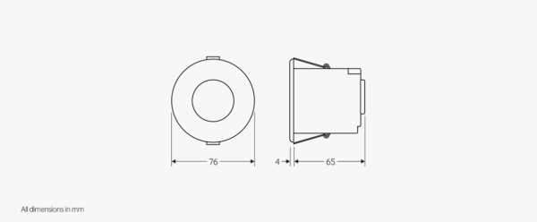 Ceiling PIR Presence Detector - DALI/DSI Digital Dimming 1