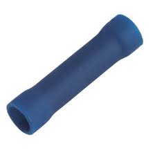 CTC BIBS Insulated 2.5mm Blue Butt Crimp Connector - Pack of 100