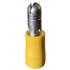Cobra CK/Y/MB/COBRA Yellow Male Bullet - 5mm Long - 4-6mm - Pack of 100