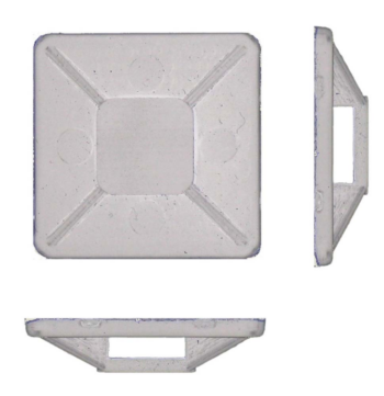 Cobra CT/CM/19X19/N Natural Cable Tie Bases 19mm - Pack of 100