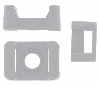 Cobra CT/CR/N Plastic Natural Cable Tie Cradles 78mm - Pack of 100