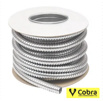 Cobra FC/GALV/20/10 Cobra Cable 20mm Galvanised Flexible Conduit - 10m Reel 2