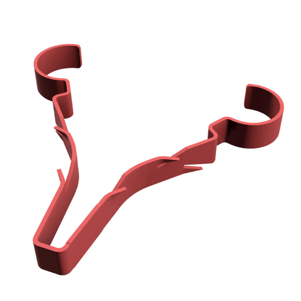 D-Line SD-STAG6SR/100 D-Line Safe-D Stag Clips 6-8mm Single for 1x 6-8mm Cable - Red - 100 Pieces 1