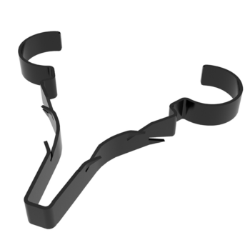 D-Line SD-STAG8SB/100 D-Line Safe-D Stag Clips 8-10mm Single for 1x 8-10mm Cable - Black - 100 Pieces 1
