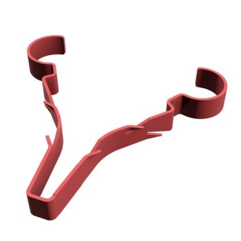 D-Line SD-STAG8SR/100 D-Line Safe-D Stag Clips 8-10mm Single for 1x 8-10mm Cable - Red - 100 Pieces 1