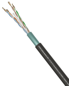 DTECH CA-49405 DTech CAT6 XG F/UTP 500MHz Internal/External LSZH Cable 305m - Black 2