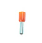 Deligo CE4.0F 4.0mm x 9mm Cord End Terminal Orange (French) - Pack of 100 - Pack of 100 2