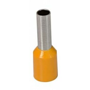 Deligo CE4.0F 4.0mm x 9mm Cord End Terminal Orange (French) - Pack of 100 - Pack of 100 1