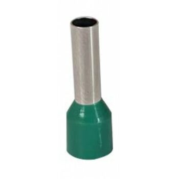Deligo CE6.0F 6.0mm x 12mm Cord End Terminal Green (French) - Pack of 100 1