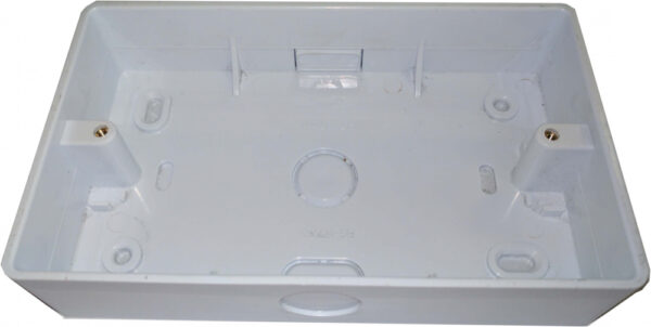 Deligo DRC2 Deligo 2 Gang Universal Surface Box - Round Corner